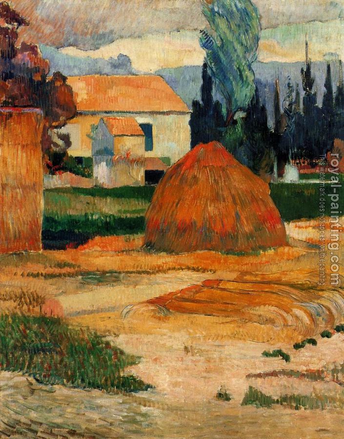 Paul Gauguin : Haystack, near Arles